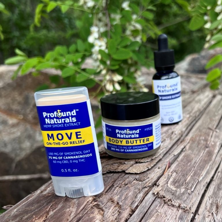 Profound Naturals CBD, CBN, CBG Hemp Smoke Extract made with Smokenol extraction for sleep, pain, anxiety, arthritis, inflammation